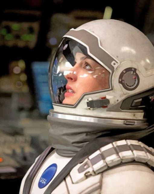 Anne Hathaway Interstellar adult paint by numbers