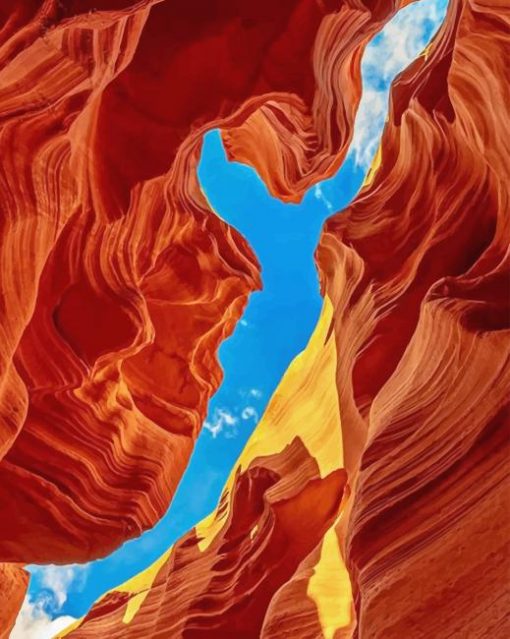 Antelope Canyon Arizona paint by numbers