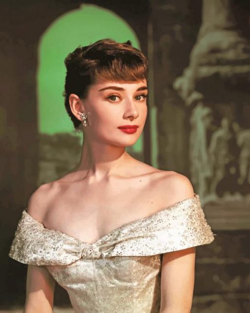 Audrey Hepburn Princess Ann adult paint by numbers