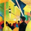 August Macke Tightrope walker paint by number