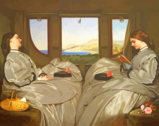 Augustus Egg The Travelling Companions paint by number