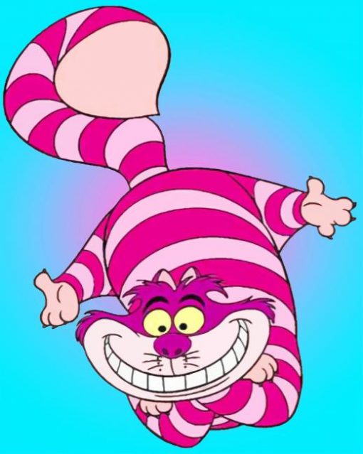 Cheshire Cat Alice In Wonderland adult paint by numbers