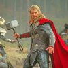 Chris Hemsworth Thor The Dark World paint by numbers