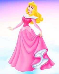 Disney Princess Aurora adult paint by numbers