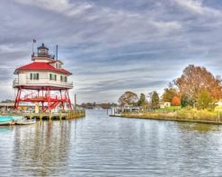 Drum Point Light Maryland adult paint by numbers