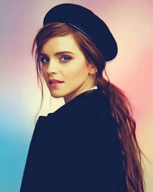 Emma Charlotte Duerre Watson oaint By Numbers