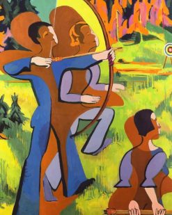 Ernst Ludwig Kirchner Archers paint by number