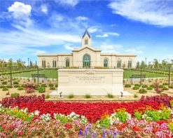 Fort Collins Colorado Temple paint by number