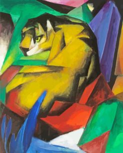 Franz Marc The Tiger paint by number