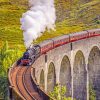 Glenfinnan Viaduct Scotland paint by numbers