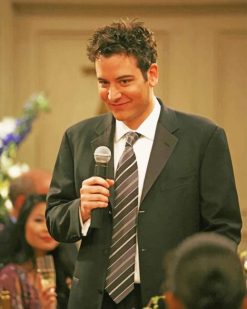 Handsome Ted Mosby paint by number