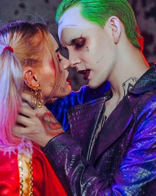 Joker And Harley paint By Numbers