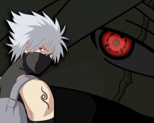 Kakashi Hatake Naruto adult paint by numbers