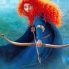 Merida Disney Princess adult paint by numbers