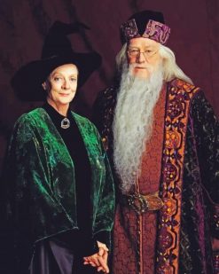 Minerva McGonagall Albus Dumbledore Paint By Numbers