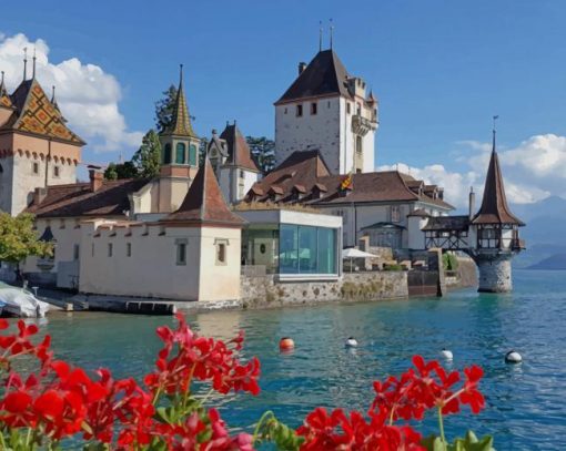 Oberhofen Castle Paint By Numbers