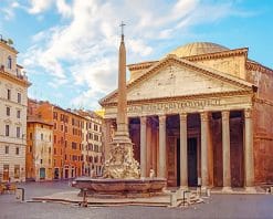 Pantheon Rome paint by numbers