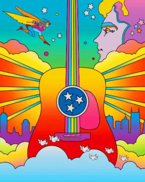 Peter Max Retrospective paint by number