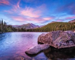 Rocky Mountains National Park Colorado paint by number