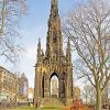 Scott Monument princess street Edinburgh adult paint by numbers