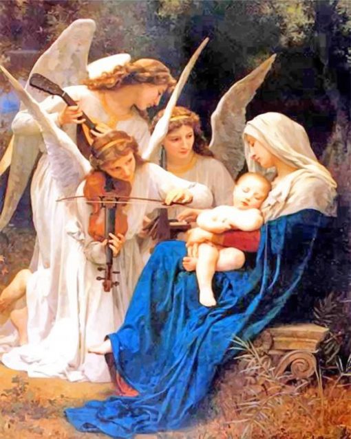 Song Of The Angels paint by number