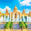 The Museu Nacional d Art de Catalunya Spain paint by numbers