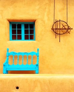 Traditional Place Santa Fe New Mexico paint by numbers