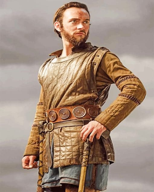 Vikings cast athelstan adult paint by numbers