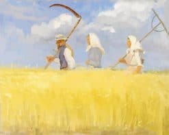 Anna Ancher Harvesters paint by number