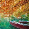 Autumn Blausee Switzerland paint by number