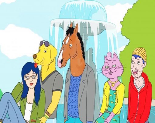 BoJack Horseman Characters paint by number