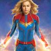 captain marvel woman adult paint by numbers