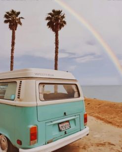 van In The Beach paint by numbers