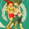 Cute Haku And Chihiro paint by number