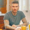 David Beckham Breakfast Time paint by numbers