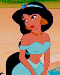 Disney Princess Jasmine paint by numbers