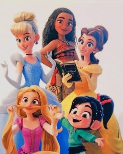 Disney Princess paint by numbers