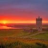 doolin castle sunset adult paint by numbers