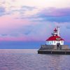 duluth harbor south breakwater outer light house adult paint by numbers