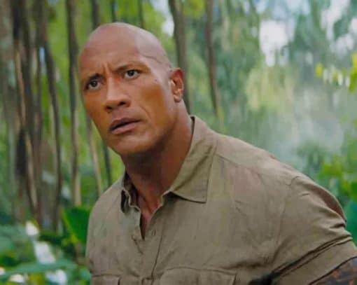 Dwayne Johnson Jumanji Paint By Numbers