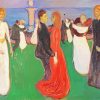 Edvard Munch The Dance Of Life paint by number