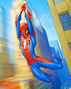 Flying Spider Man Paint By Numbers