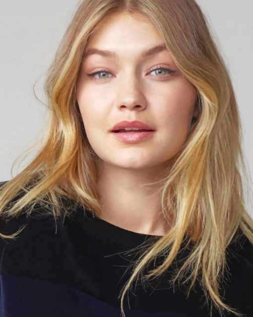 Gigi Hadid Natural makeup Paint By Numbers