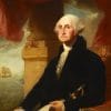 Gilbert Stuart George Washington paint by number