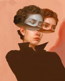 Girl With Two Faces Aykut Aydogdu Paint By Numbers