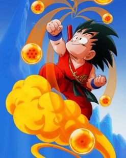 goku kinton dragon ball adult paint by numbers