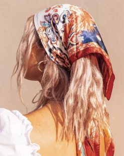 Hair Scarf paint by numbers