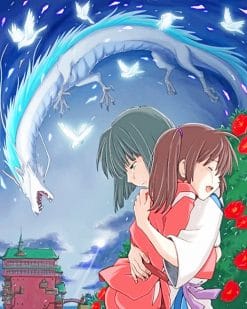 Haku And Chihiro Spirited Away Paint By Numbers