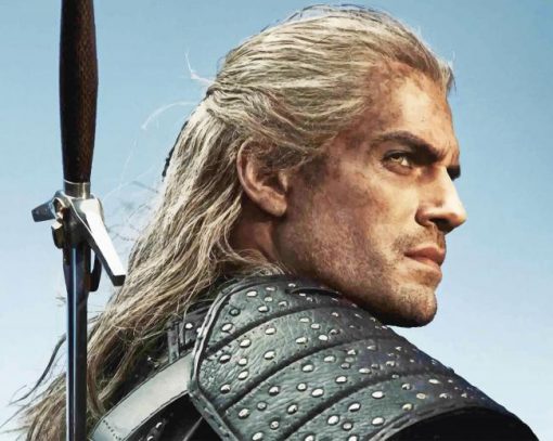 Henry Cavill Witcher Paint By Numbers