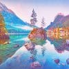 Hintersee Lake Germany paint by number